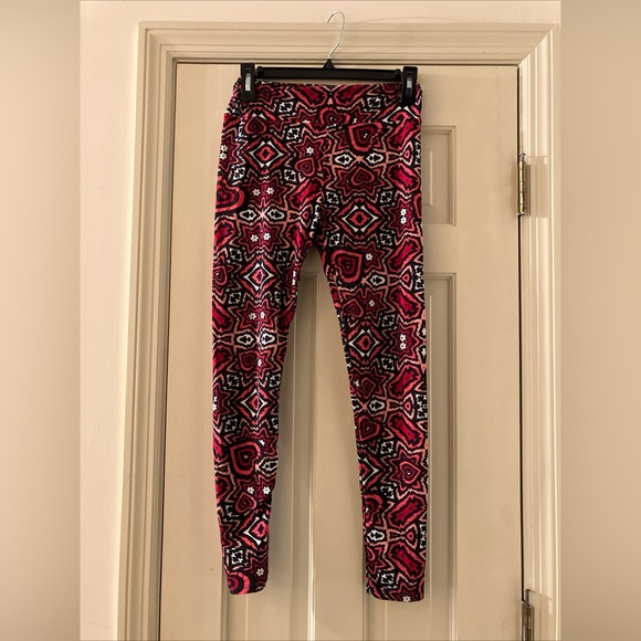 Luluaroe Printed Leggings Soft Lot One Size 13 Seasonal / Holiday - Picture 2 of 14